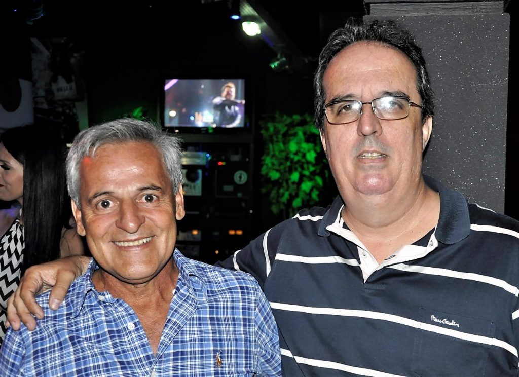 Carlão com o diretor da Lucs, Julio Batista