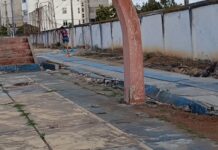 Estado da Praça de Esportes preocupa atletas e frequentadores em Lagoa da Prata